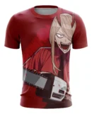 Camiseta Remera Sublimada Chainsaw Man Power Infantil