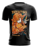 Camiseta Remera Sublimada Talla Extra Zenitsu Poster Demon Slayer