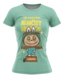 Camiseta Remera Sublimada Labubu D1 Verde Corte Dama