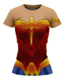 Camiseta Remera Sublimada Mujer Maravilla Corte Dama