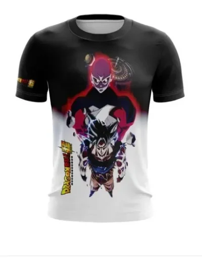 Camiseta Remera Sublimada Goku Jiren Tallas Extra