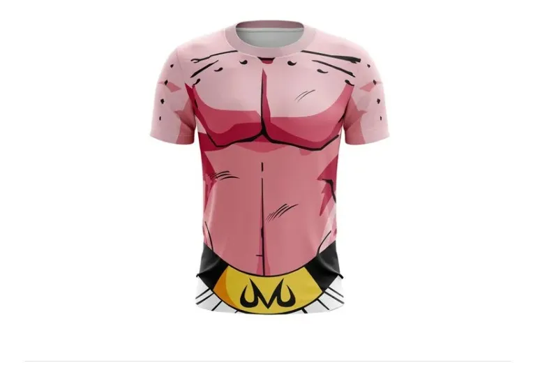 Camiseta Remera Sublimada Majin Boo Infantil