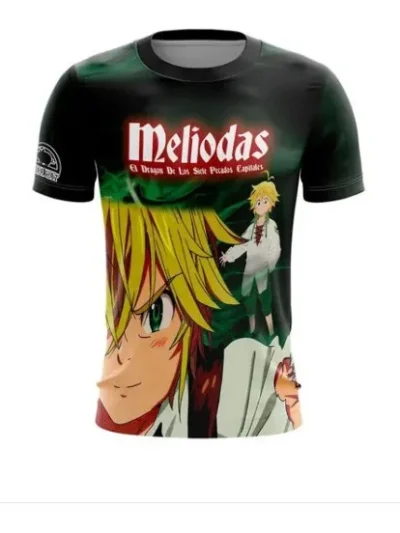 Camiseta Remera Sublimada Meliodas (nanatsu No Taizai) Tallas Extra