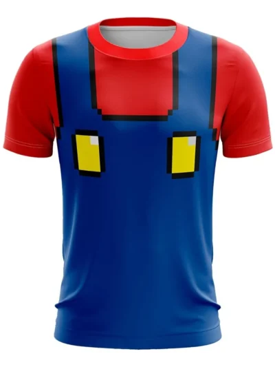 Camiseta Remera Sublimada Infantil Mario
