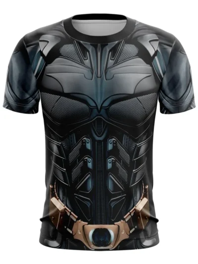 Camiseta Remera Sublimada Talla Extra Batman Armadura