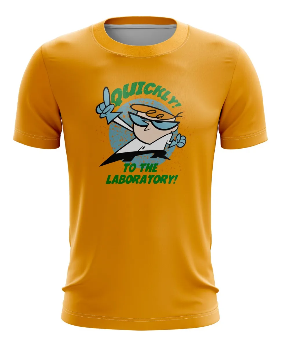 Camiseta Remera Sublimada Talla Extra Dexter Laboratorio