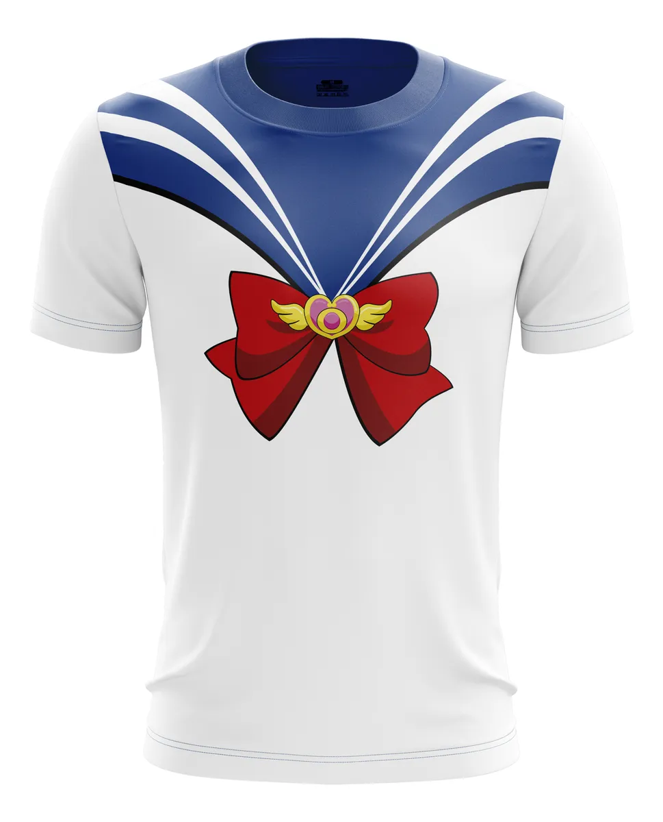 Camiseta Remera Sublimada Infantil Sailor Moon
