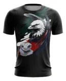 Camiseta Remera Sublimada Águila Tricolor Infantil