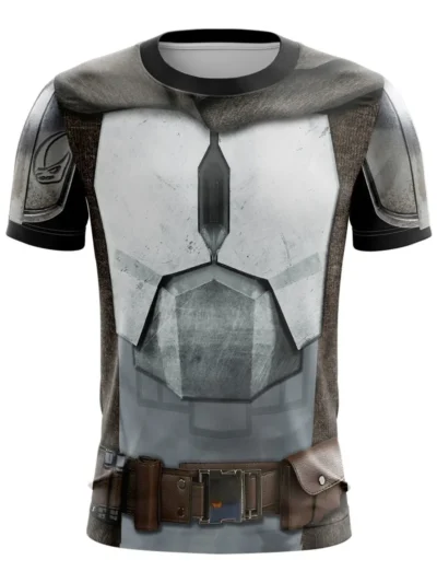 Camiseta Remera Sublimada Mandalorian Tallas Extra