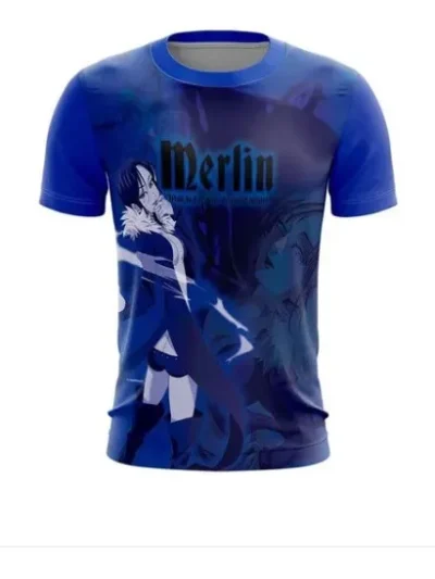 Camiseta Remera Sublimada Merlin (nanatsu No Taizai) Infantil