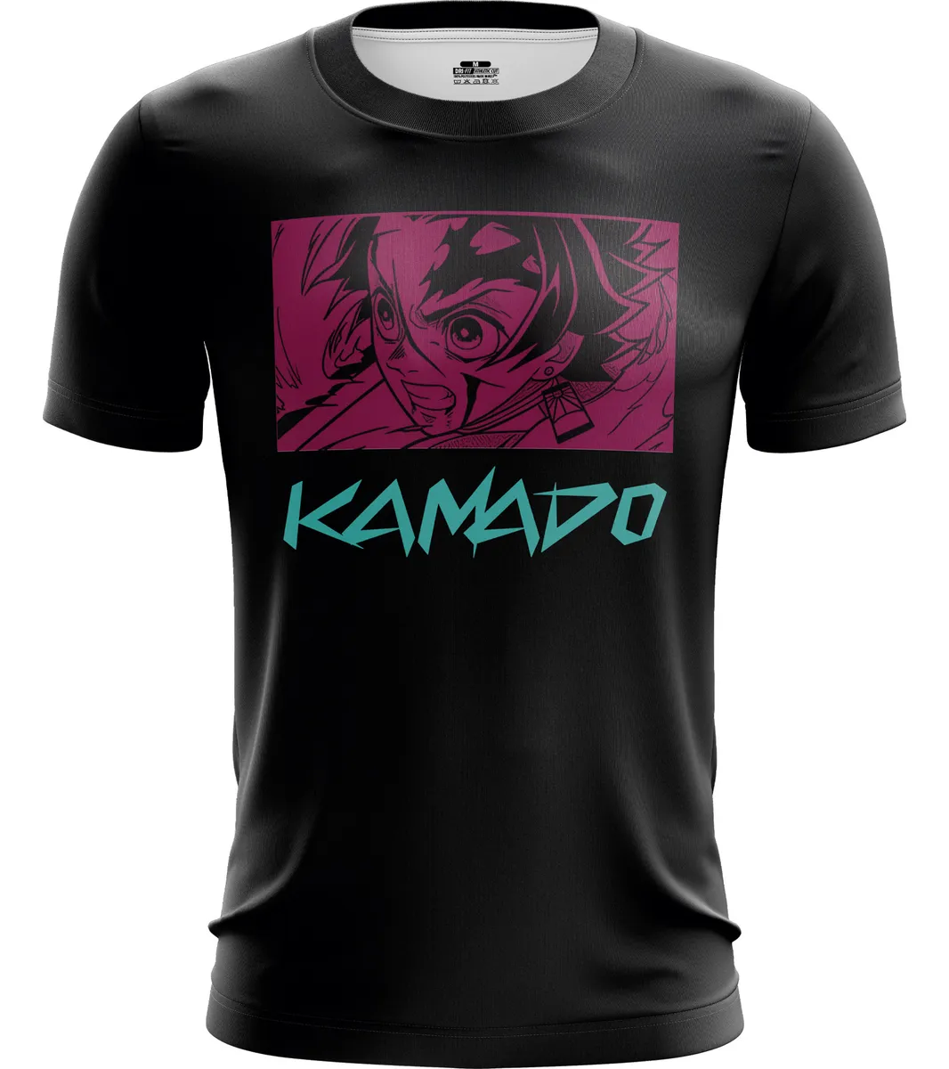 Camiseta Remera Sublimada Infantil Tanjiro Kamado Silueta