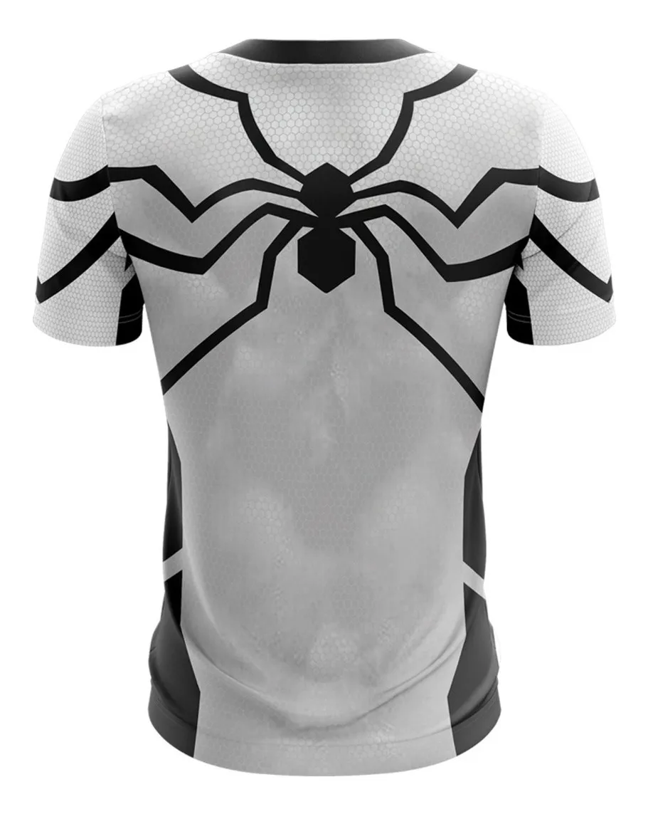 Camiseta Remera Sublimada Spiderman Fundación Del Futuro Infantil