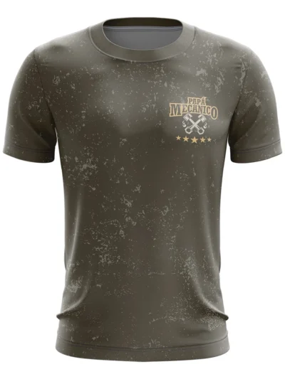 Camiseta Remera Sublimada Infantil Papá Mecánico