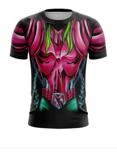 Camiseta Remera Sublimada Andromeda Armadura Infantil