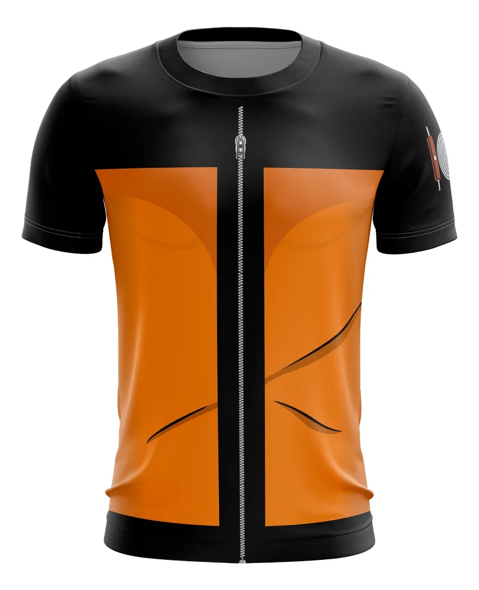 Camiseta Remera Sublimada Tallas Extra Naruto Adulto Traje