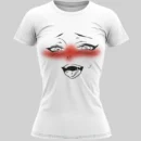 Camiseta Remera Sublimada Hentai Face Dama Talla Extra