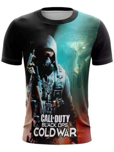 Camiseta Remera Sublimada Call Of Duty Black Ops Coldwar Infantil