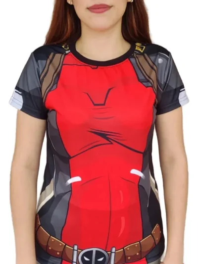 Camiseta Remera Sublimada Lady Deadpool