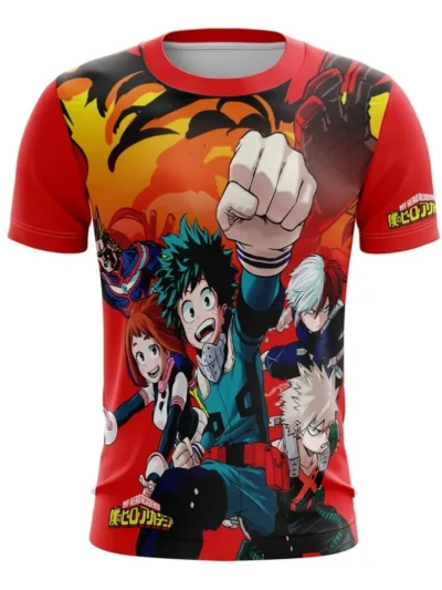 Camiseta Remera Sublimada My Hero
