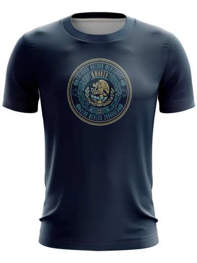 Camiseta Remera Sublimada Moneda Mexicana Infantil