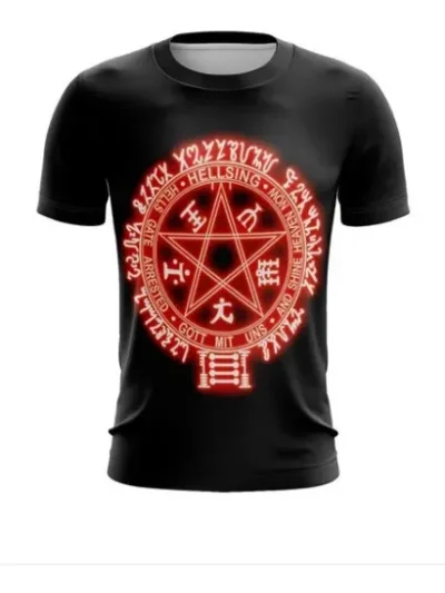 Camiseta Remera Sublimada Hellsing Led Tallas Extra