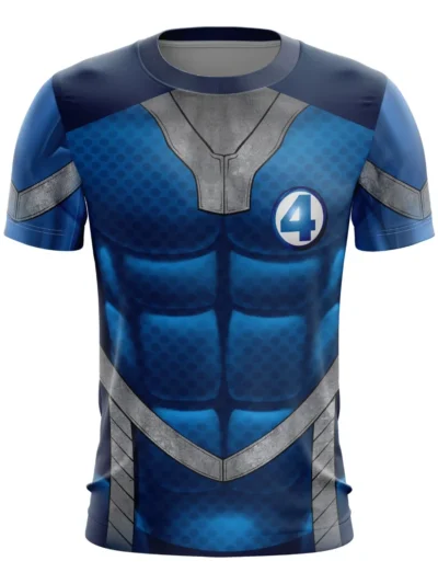 Camiseta Remera Sublimada Infantil 4 Fantasticos