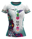 Camiseta Remera Sublimada Evolution Azteca Dama