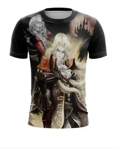 Camiseta Remera Sublimada Alucard Talla Extra