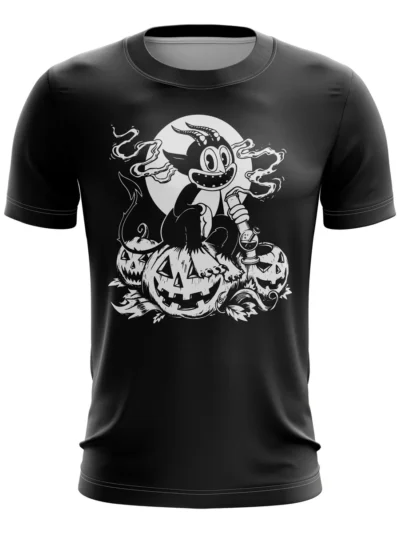 Camiseta Remera Sublimada 420 Retro Negra