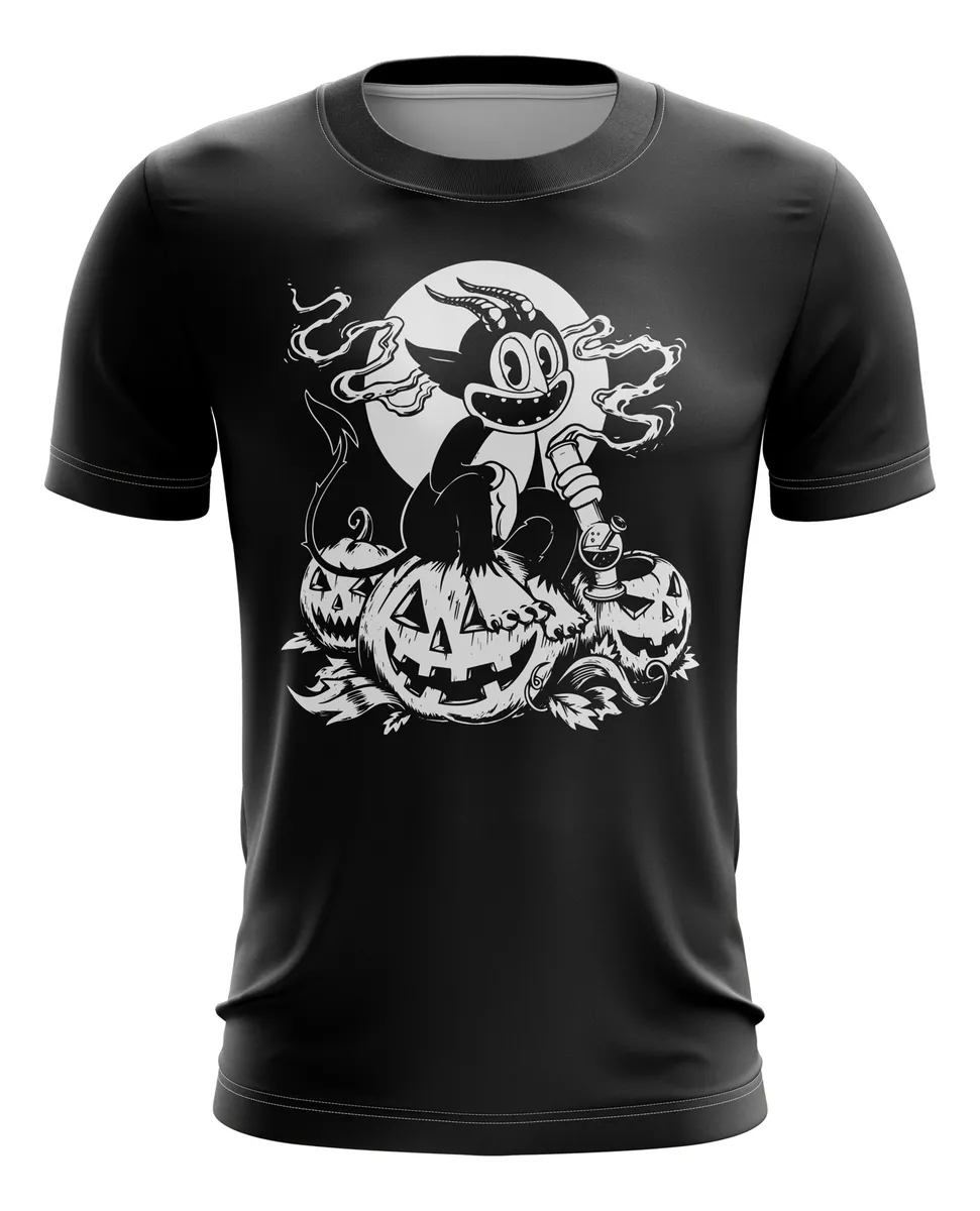 Camiseta Remera Sublimada 420 Retro Negra