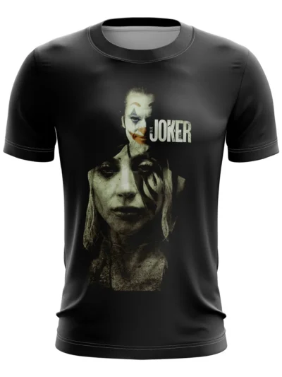Camiseta Remera Sublimada Joker 2 Movie Negra