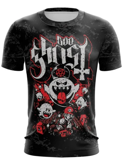 Camiseta Remera Sublimada Boo Ghost Infantil