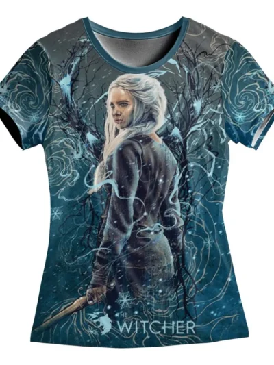 Camiseta Remera Sublimada -blusa The Whitcher Para Mujer Moda