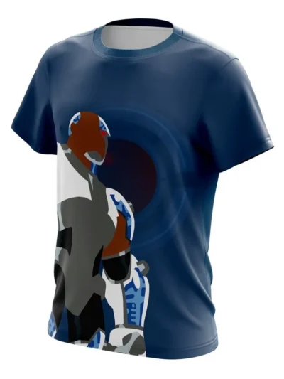 Camiseta Remera Sublimada Cyborg Jovenes Titanes