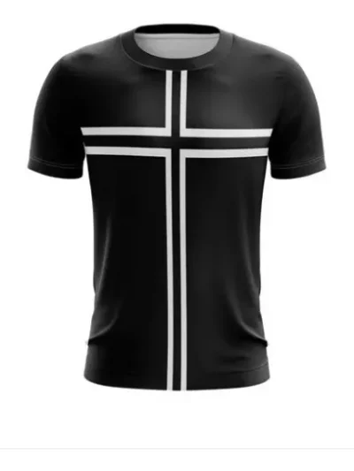 Camiseta Remera Sublimada Kyo Negro Tallas Extra