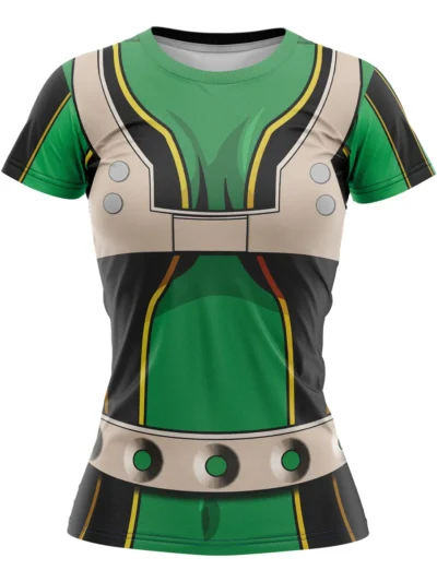 Camiseta Remera Sublimada Tsuyu Asui Traje Dama