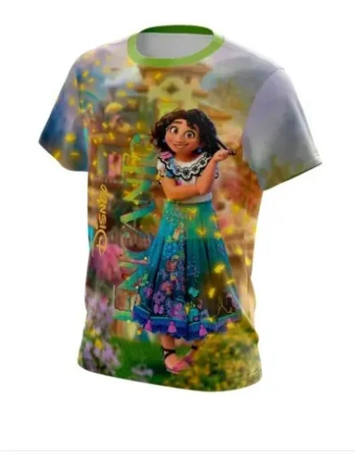 Camiseta Remera Sublimada Encanto Infantil