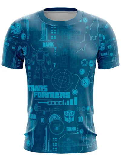 Camiseta Remera Sublimada Talla Extra Transformers Diseño 1