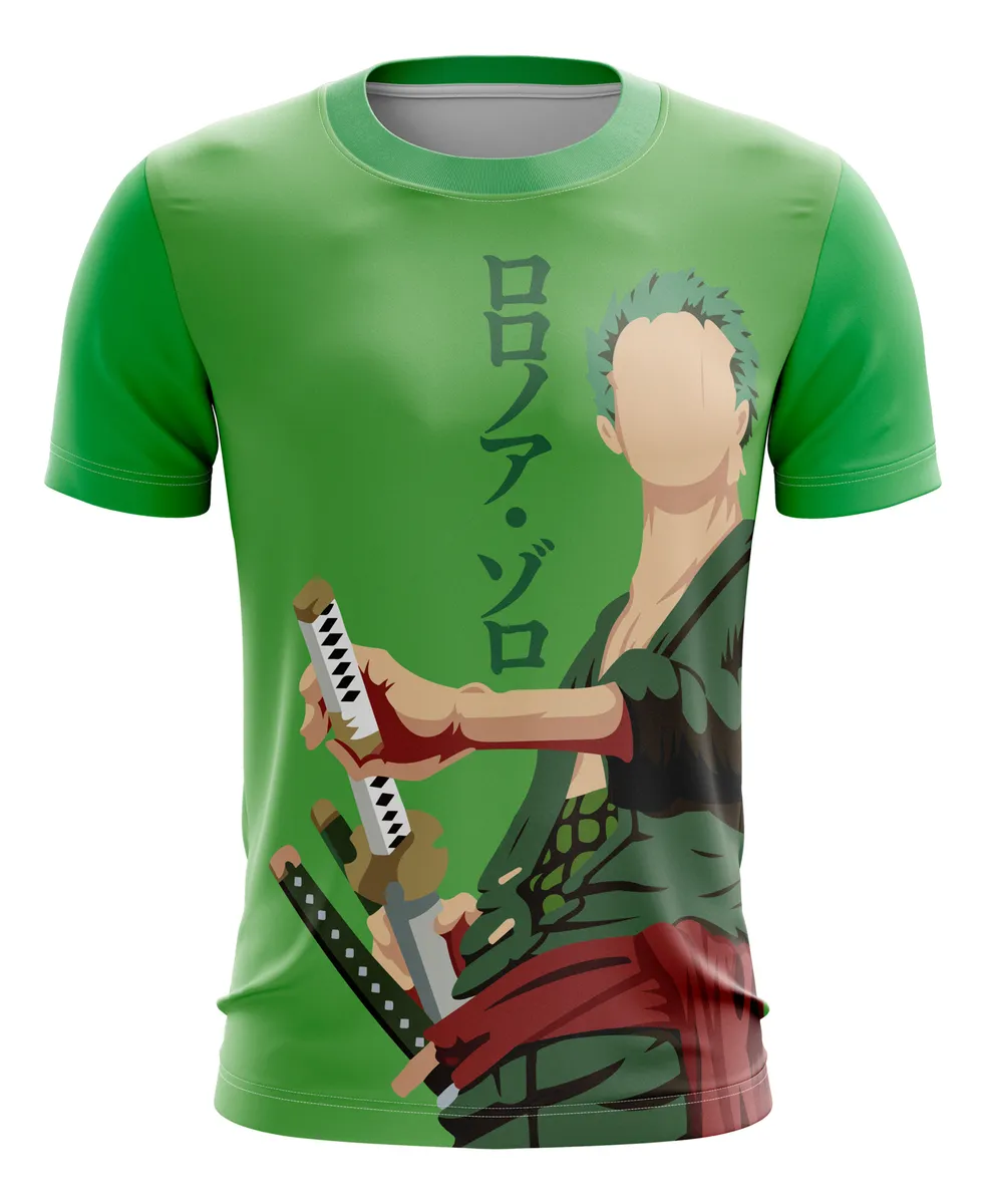 Camiseta Remera Sublimada Mugiwaras Zoro