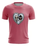 Camiseta Remera Sublimada Till Death Rosa Talla Extra