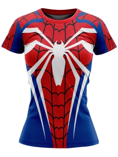 Camiseta Remera Sublimada Spiderman Ps4 Juego Corte Dama
