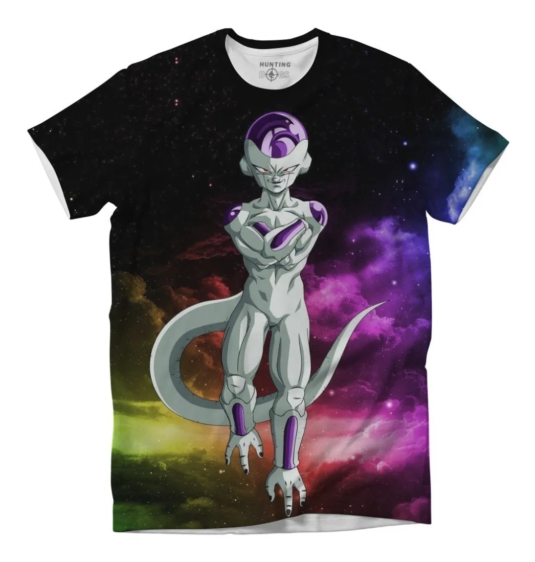 Camiseta Remera Sublimada Dragonball Freezer Tela Spandex Calidad Premium