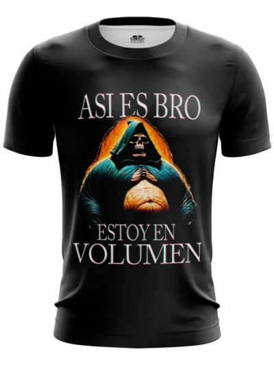 Camiseta Remera Sublimada Talla Extra Así Es Bro Estoy En Volumen