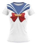 Camiseta Remera Sublimada Sailor Moon Dama