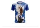 Camiseta Remera Sublimada Vegeta Azul Infantil