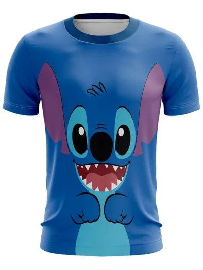 Camiseta Remera Sublimada Stitch