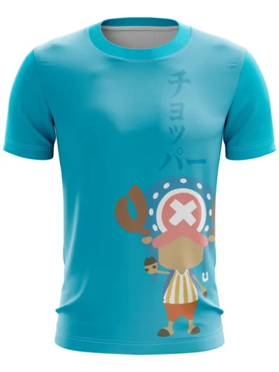 Camiseta Remera Sublimada Talla Extra Mugiwaras Chopper