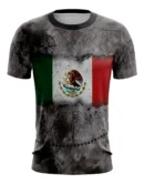 Camiseta Remera Sublimada Infantil Mexico Navi