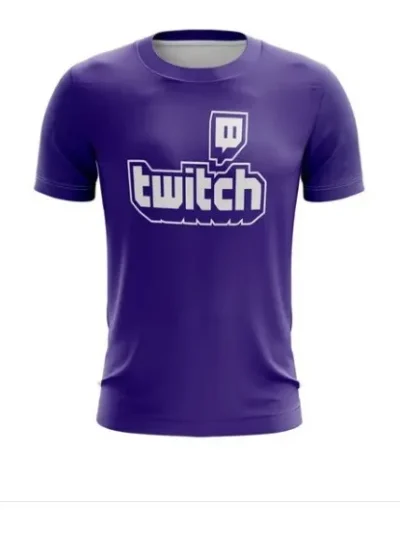 Camiseta Remera Sublimada Twitch Tallas Extra