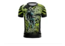 Camiseta Remera Sublimada Dragon Verde Tallas Extra